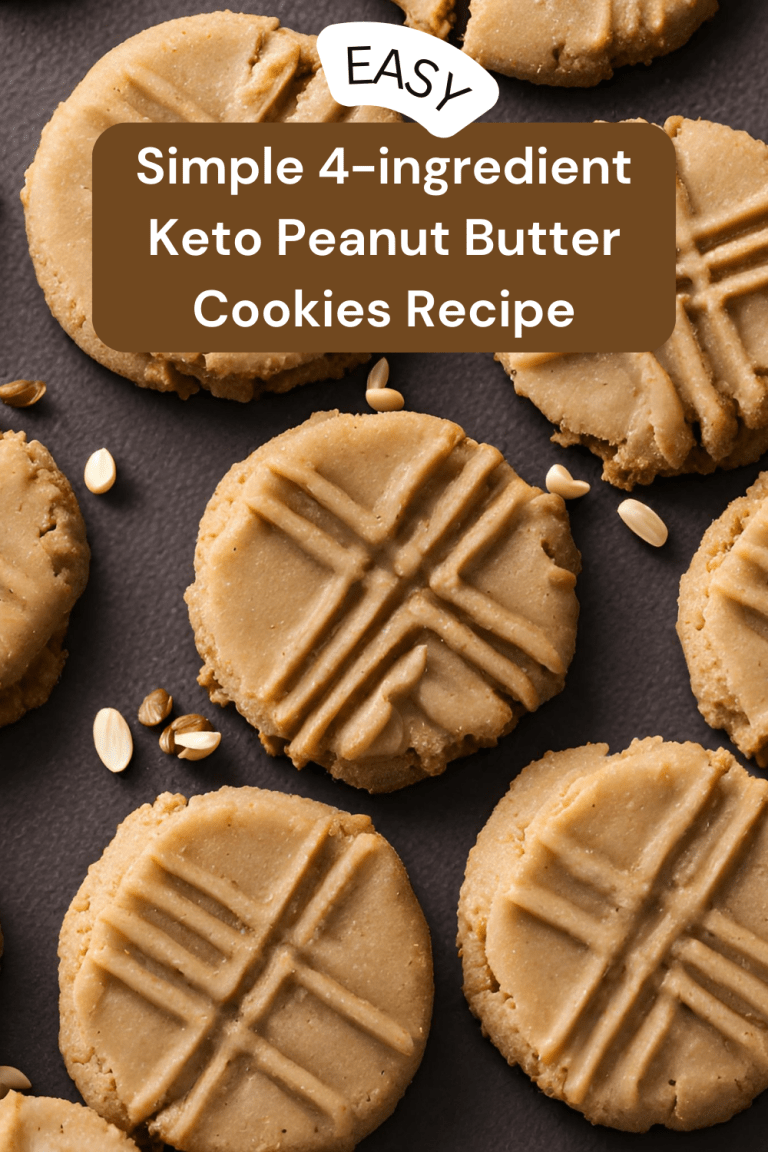 Delicious Peanut Butter Cookies with a Low Carb Keto Twist