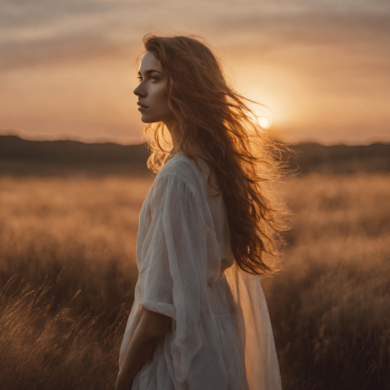 Serenity at Dusk: The Ephemeral Dance of Light and Life