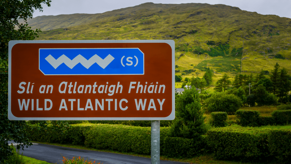 wild atlantic way sign