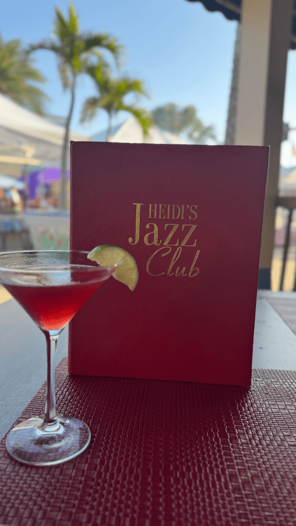 An evening stop near Heidi's Jazz Club during a Cocoa Beach weekend