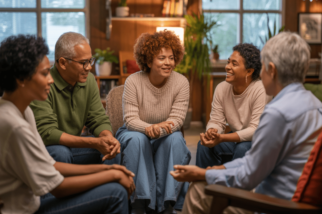 Caregiver Support group circle