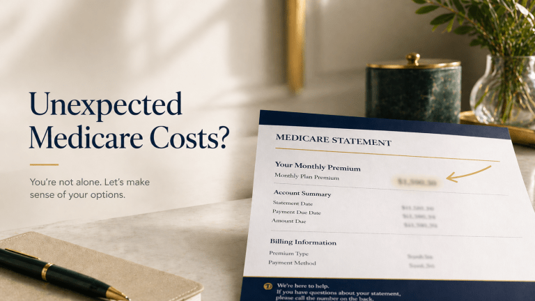Medicare premium increase example showing unexpected IRMAA costs