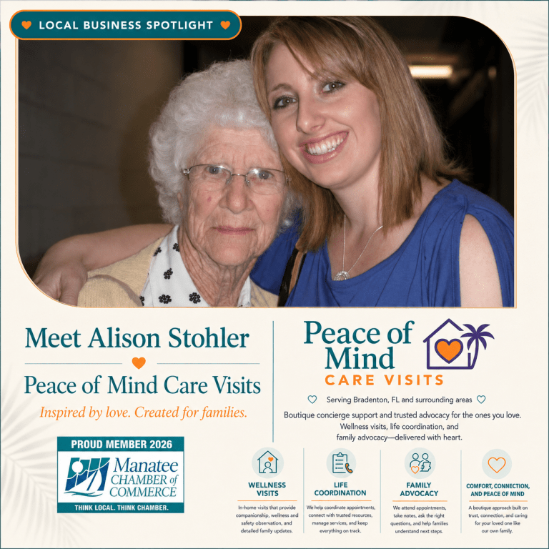 Local Business Spotlight: Peace of Mind Care Visits Gives Families a Local Connection